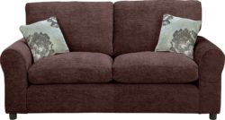 Home - Tessa - 2 Seater Fabric - Sofa Bed - Chocolate